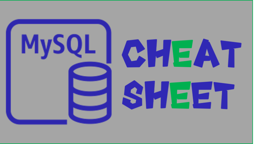 データベース（MySQL）チートシート